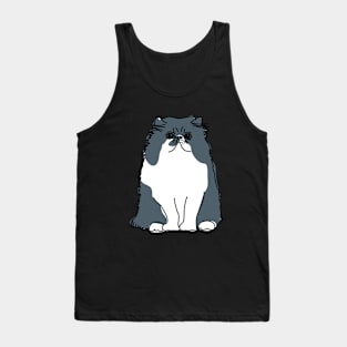 Bleu cat Tank Top